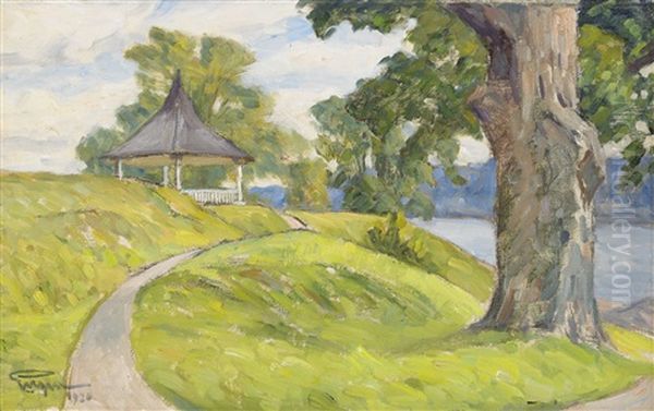 Udden - Friisens Park, Stockholm Oil Painting by Prince Eugen Of Sweden