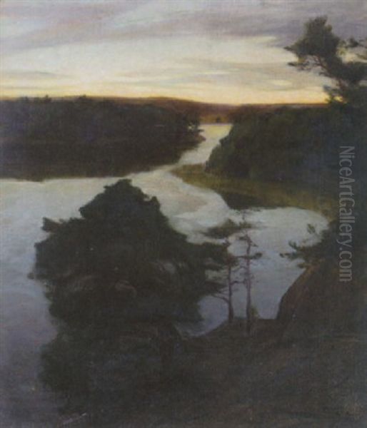 Den Ljusa Natten Oil Painting by Prince Eugen Of Sweden