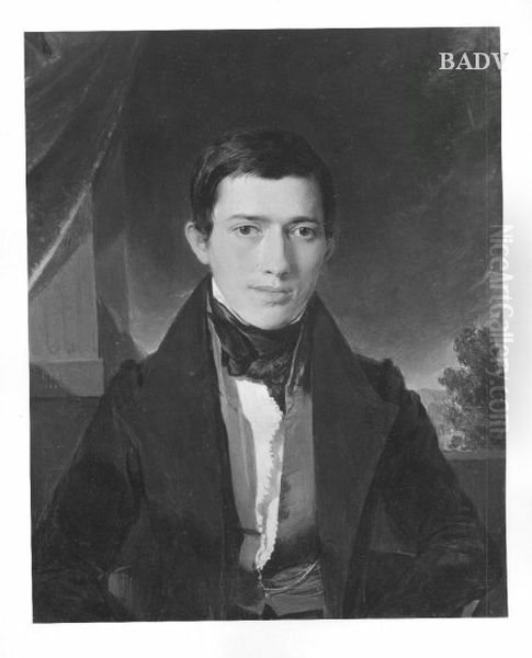 Portrait Of A Young Man Oil Painting by Franz Eybl