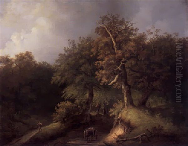Waldlandschaft Mit Fuhrmann Und Eselskarren
































































Waldlandschaft Mit Fuhrmann U Oil Painting by Johann Christian Michael Ezdorf