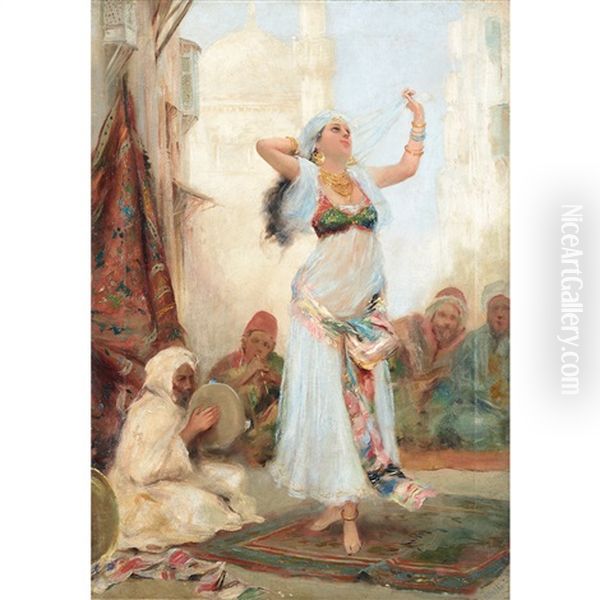 Danseuse Orientale Oil Painting by Fabbio Fabbi
