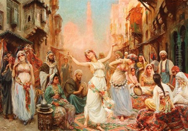 Harem Dance Oil Painting by Fabbio Fabbi