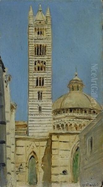 Scorcio Del Duomo Di Siena Oil Painting by Fabbio Fabbi