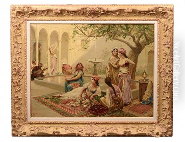 Harem Girls Oil Painting by Fabbio Fabbi