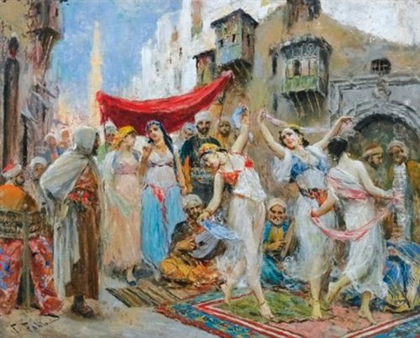 The Slave Market Oil Painting by Fabbio Fabbi