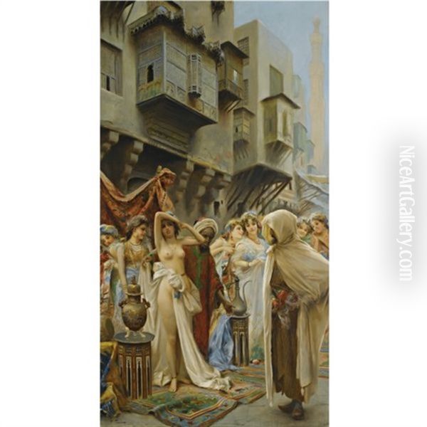 Her Master's Choice Oil Painting by Fabbio Fabbi