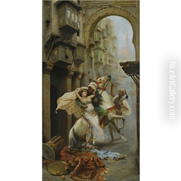 Swept Off Her Feet Oil Painting by Fabbio Fabbi