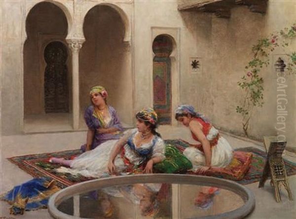 Gozdelerin Dinlencesi Oil Painting by Fabbio Fabbi