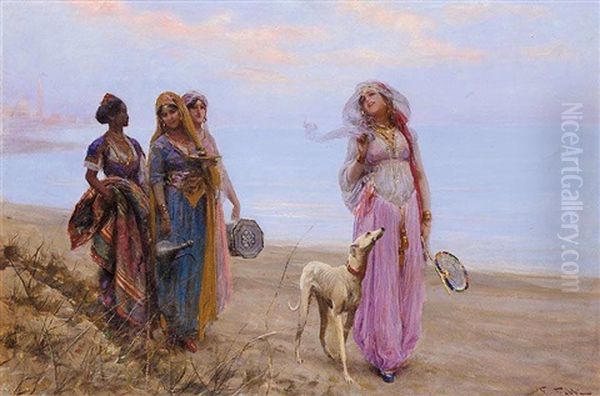 La Passeggiata Oil Painting by Fabbio Fabbi