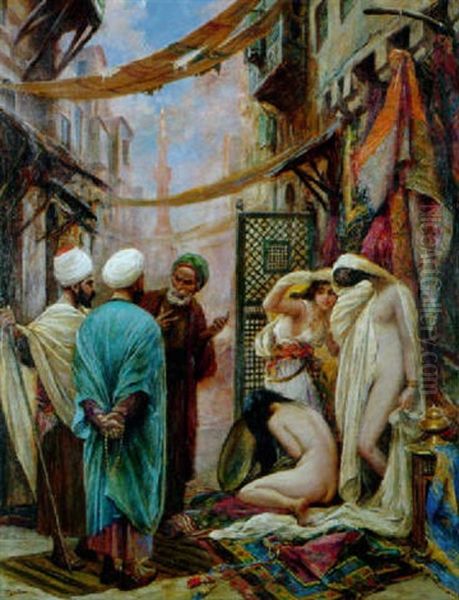 La Presentation Des Jeunes Esclaves Oil Painting by Fabbio Fabbi