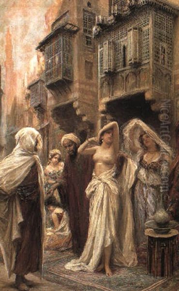 The Slave Market Oil Painting by Fabbio Fabbi