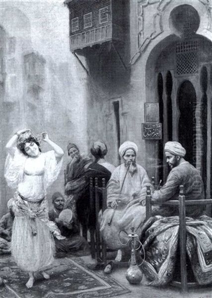 Harem Dancer Oil Painting by Fabbio Fabbi