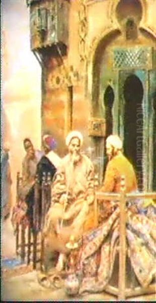 Mercato Arabo Oil Painting by Fabbio Fabbi