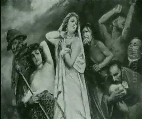 I Sette Vizi Capitali Oil Painting by Fabbio Fabbi