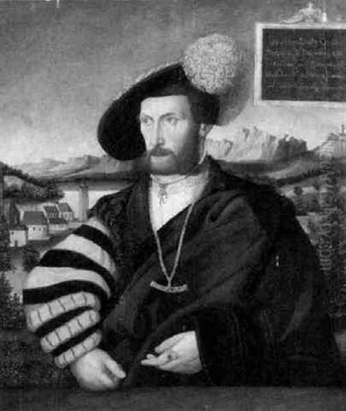 Portrait Des Wurttembergischen Herzogs Ulrich Oil Painting by Conrad Faber von Creuznach