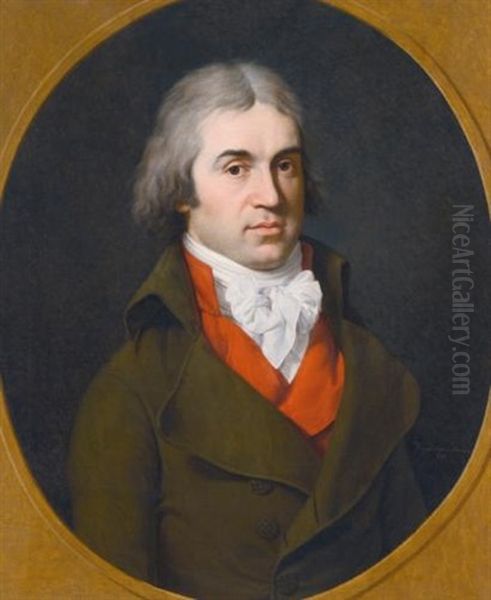 Portrait Of John Henry Petty, Earl Wycombe, Later 2nd Marquess Of Lansdowne (1765-1809) Oil Painting by Francois-Xavier Fabre