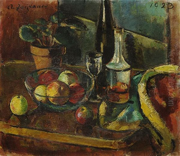 Stilleben Oil Painting by Anton Faistauer