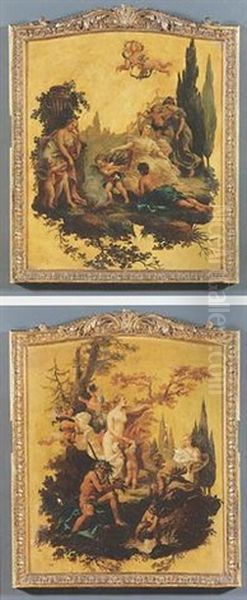 Allegoria Dell'acqua Oil Painting by Filippo Falciatore