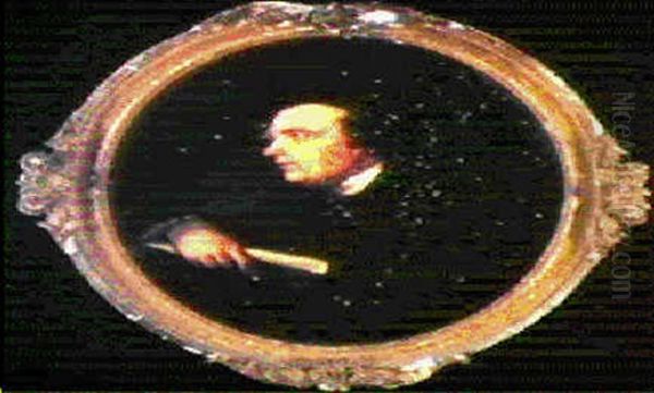 Portrait Of William Mason Oil Painting by Pierre-Etienne Falconet