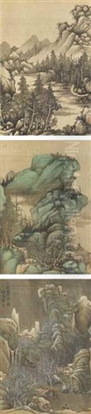 Landscapes After Old Masters Oil Painting by Fan Qi