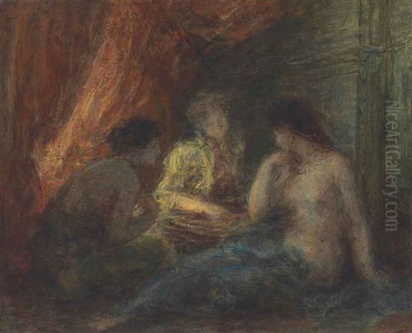 Le Jeu Oil Painting by Henri Fantin-Latour