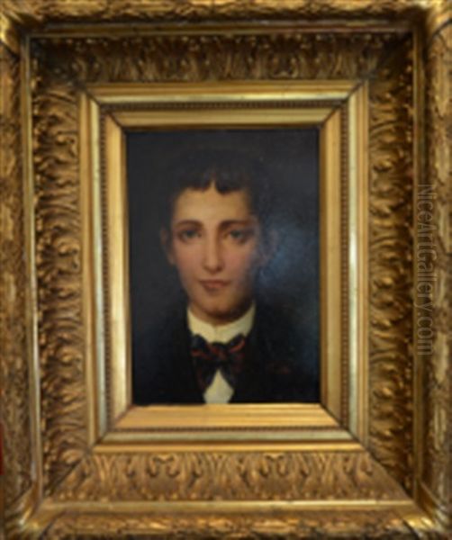 Autoportrait A L'age De 14 Ans Oil Painting by Henri Fantin-Latour