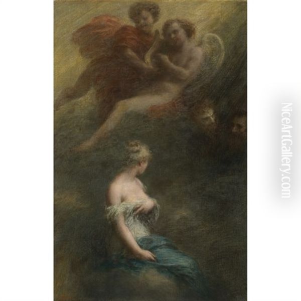 La Damnation De Faust Oil Painting by Henri Fantin-Latour
