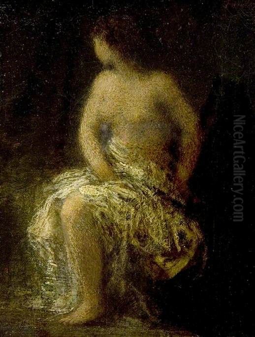 The Bather Oil Painting by Henri Fantin-Latour