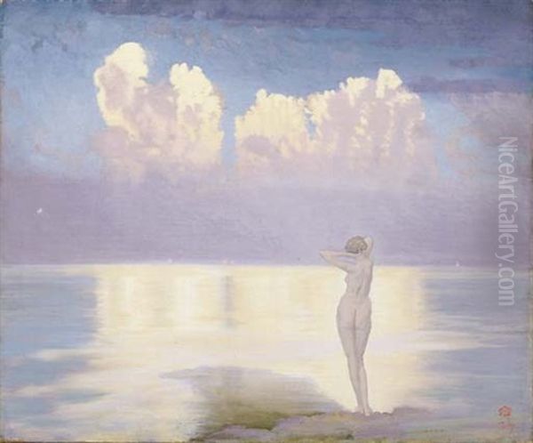 The Cloud Sister Oil Painting by Richard Blossom Farley