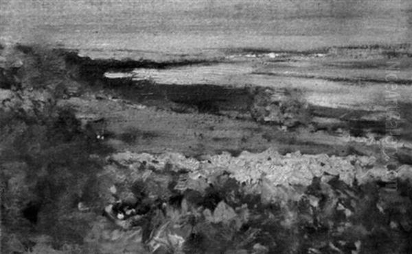 Lowlands At Eddington, Pa Oil Painting by Richard Blossom Farley