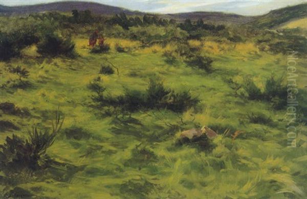Parti Fra Bodminmoor In Cornwall Oil Painting by Joseph Farquharson