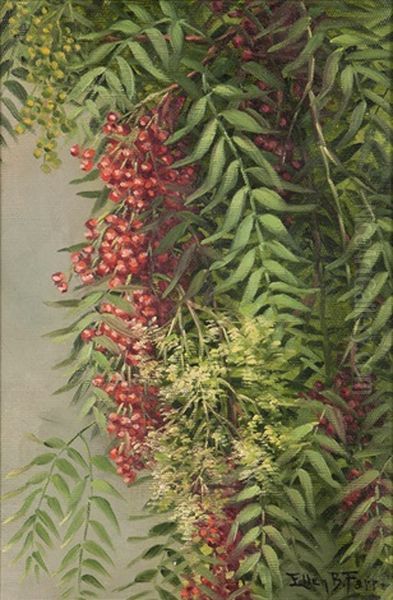 Pepper Tree Oil Painting by Ellen Frances Farr