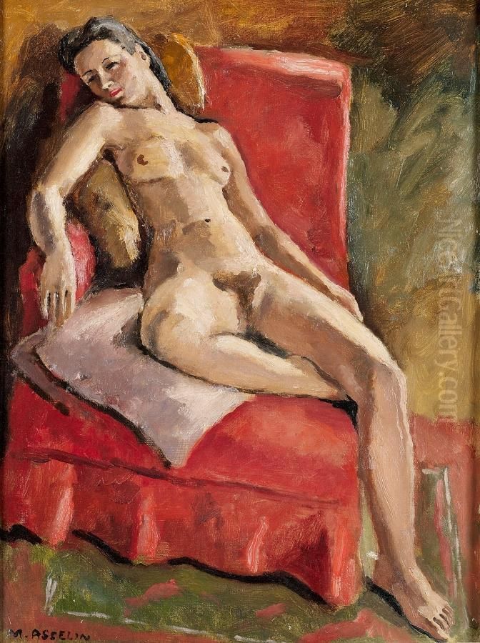 Nu A L'atelier Oil Painting by Maurice Asselin