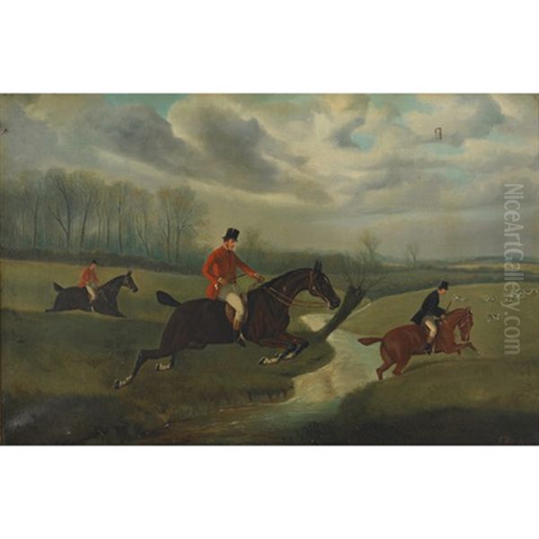 In Hot Pursuit Oil Painting by John Faulkner