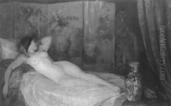 Odaliske Oil Painting by Amandus Faure