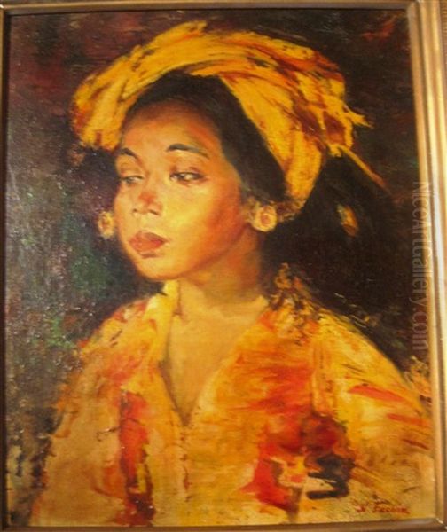 View Of The Thames With Westminster Bridge And Westminster Abbey Oil Painting by Nicolai Ivanovich Fechin