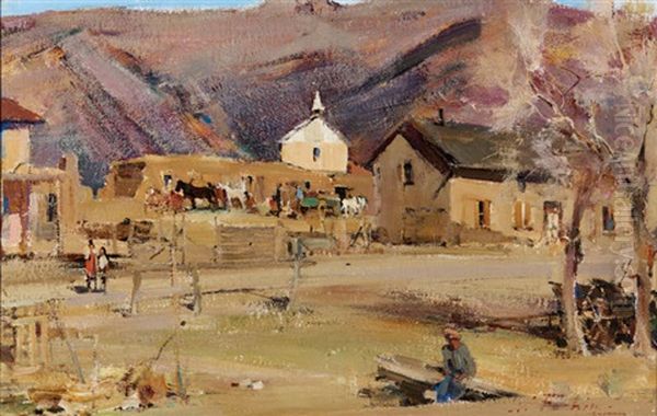 Arroyo Seco Oil Painting by Nicolai Ivanovich Fechin