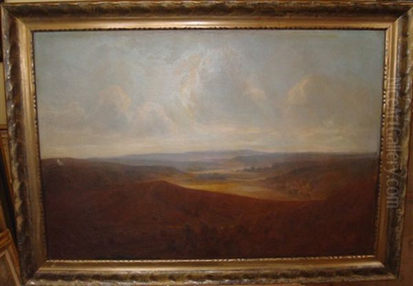 Paysage Oil Painting by Martin Peter Georg Feddersen