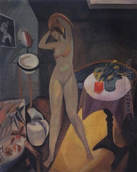 Le Nu Dans L'atelier Oil Painting by Adolphe Feder