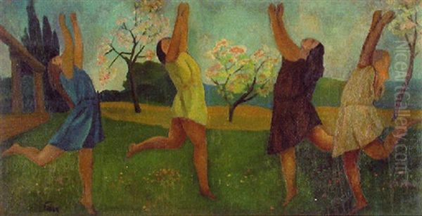 Le Printemps Oil Painting by Adolphe Feder