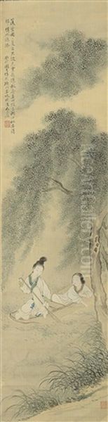 Ladies Oil Painting by  Fei Danxu