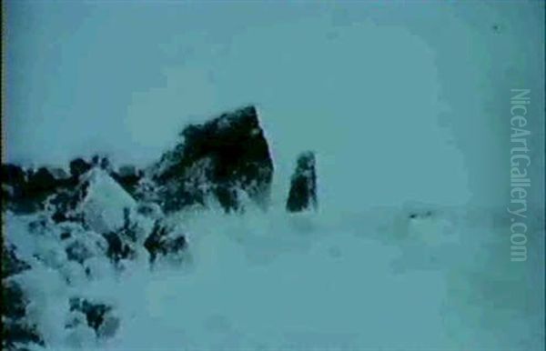 Coastal View Oil Painting by Karl Eugene Felix