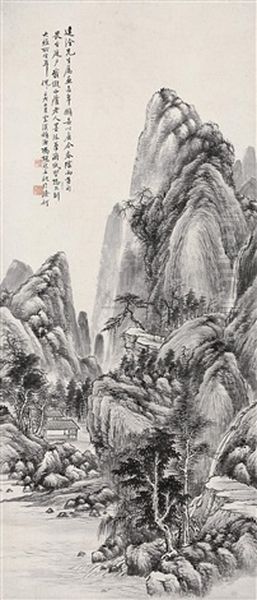 Untitled Oil Painting by Feng Chaoran