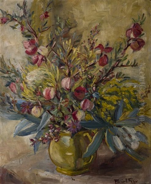 Still Life Flowers Oil Painting by Emily Isabelle Fern