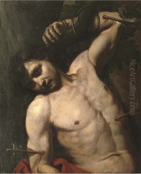 Saint Sebastian Oil Painting by Luca Ferrari