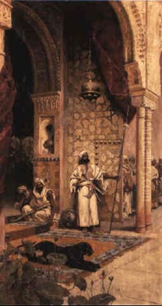 The Alhambra Oil Painting by Jean-Leon Gerome Ferris