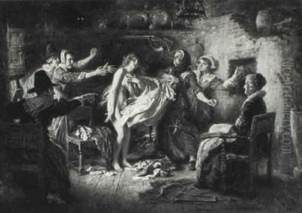 The Witch Hunt Oil Painting by Jean-Leon Gerome Ferris