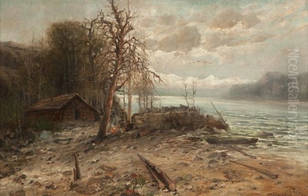 Lake Pend Oreille, Idaho Oil Painting by John Fery