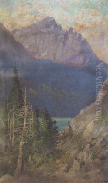 Little Chief Mountain Oil Painting by John Fery