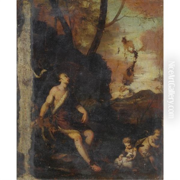 San Giovanni Battista Oil Painting by Domenico Feti